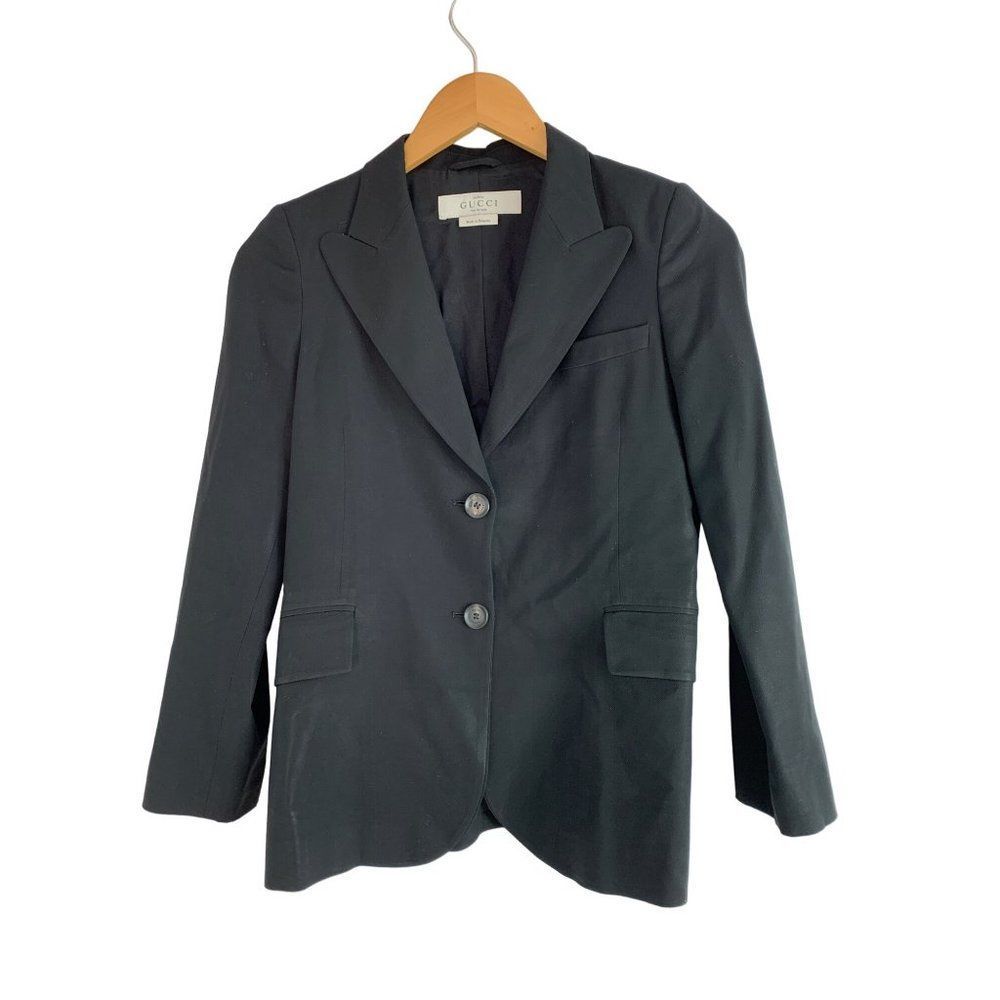 Women’s Gucci Uniform Jacket Blazer Size 36 EU 4 US Small Wool 6229 EUC